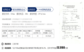 水泵[工频] 案例